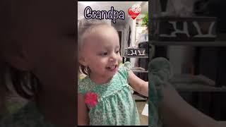 Happiness Is Grandpa ️ #granddaughters #happy #happykids #cutekids