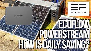 EcoFlow PowerStream UK: How much money can you save on electricity bills with solar panels on a day?