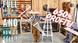 650% Profit - Make Money Woodworking - Full Build