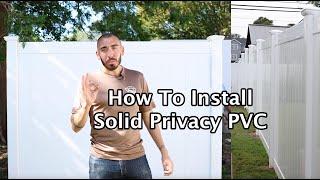 How To Install a PVC Fence