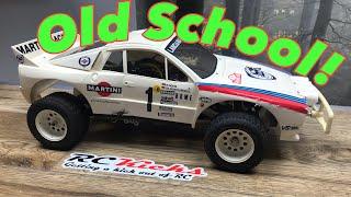 Vintage Tamiya RC Car Lancia Rally 58040 introduction