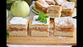 JABŁECZNIK NA PUSZYSTYM CIEŚCIE  - Apple pie  #ciasto #ciasta #cakes