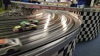 Stunning SuperSlowMo - NASCAR  #slotcar #slotcarracing #slotcars #SLOTCARSAREBACK #slotcarracing