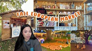 Come to work at a Fall European Market inspired with me| Vendor Edition| Sold over 70 orders 