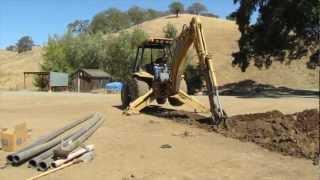 Backhoe Basics - How to Install an Underground Water Line