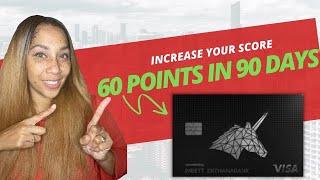 Increase your credit score 90 points in 60 days with this card! Credit builder card￼!￼