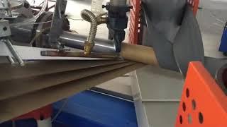 Maquina para hacer tubos de carton con cuchillas multiples modelo XA PTE 2120M Video