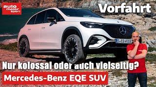 Mercedes-Benz EQE SUV: Weniger zahlen ohne Luxus-Verzicht? – Fahrbericht | auto motor und sport