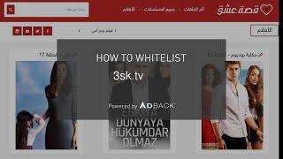 AdBack Tutorial: How to deactivate your adblocker on 3sk.tv?