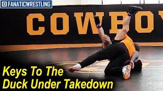 Keys To The Duck Under Takedown by John Smith