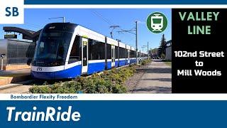 Edmonton Transit Service (ETS) Valley Line LRT - 102nd Street to Mill Woods