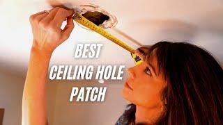 Drywall Repair: The BEST Ceiling Hole Patch Is...