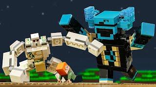 Epic Showdown: WARDEN vs. IRON GOLEM Combat  | Lego Minecraft Animation BRICKMINE