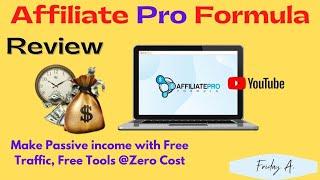 Affiliate Pro Formula Review - STOP!!Don't get Affiliate Pro Formula Without MyCustom Bonuses...