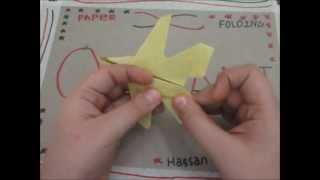 Origami F-14 Tomcat Michael G. La Fosse (Time Lapse)