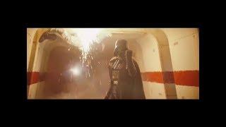 Darth Vader hallway scene set to The Imperial March!