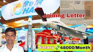 HAL Joining Letter ️ Joining Aircraft Production HAL Company Bangalore // Salary  48000Per/Month