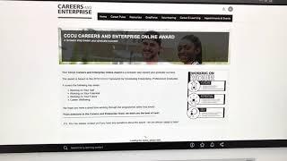 The CCCU Careers and Enterprise Online Award explained!