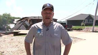 Weather Channel Correspondent Justin Michaels reports on Catastrophic Flooding in North Sioux City,