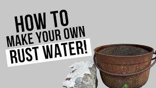 How to prepare homemade rust water! #sustainabletextiles #botanicalprinting #ecoprinting