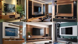 Modern Living Room TV Cabinet Design Ideas 2025 Home Interior Wall Decorating Ideas | TV Wall Units