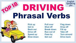 Top 18 DRIVING Phrasal Verbs in English