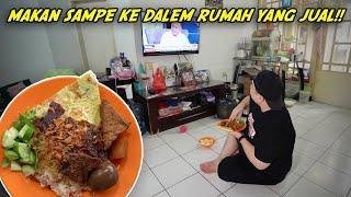 BARU KALI INI MAKAN SAMPE KE DALEM RUMAH YANG JUAL SAMBIL NONTON TV!!