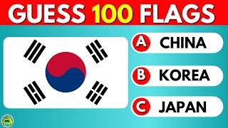 Guess And Learn 100 Flags! FLAG QUIZ