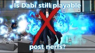 Dabi got Fatally Nerfed... | Heroes Battlegrounds