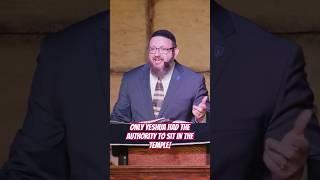 Only Yeshua, a King, could sit in the Temple! #shorts