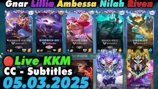 Wild Rift China LiveKKM How to play Gnar Jungle Wild Rift too Strong | 8 Game 5.3.2025 | Subtitles