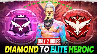 Finally Elite Heroic Done  Cs Rank Grandmaster Pushing with Random Player |Season 27 #freefire