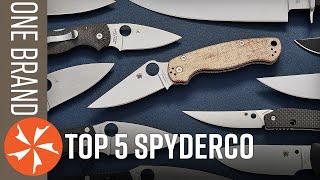 Top 5 Spyderco Knives: One Brand Collection Challenge