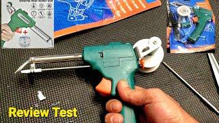 Quick Review & Test Automatic Soldering Gun Kit, Soldering Iron