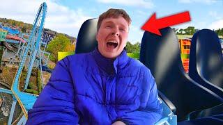 Riding a STAND-UP rollercoaster… SITTING DOWN??