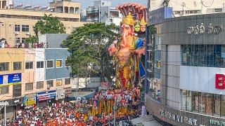 Khairatabad Ganesh Shoba Yatra 2024 | Khairatabad Ganesh Nimajjanam 2024 | Hyderabad Ganesh