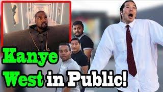 KANYE WEST, LIL PUMP - "I Love It" - SINGING IN PUBLIC!!