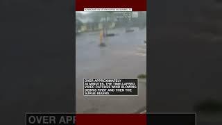 Hurricane Ian storm surge time lapse in Sanibel Island, Florida