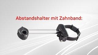 Abstandshalter mit Zahnband