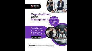 Organisational Crisis Management Training - OCM 2025 (Class 1)