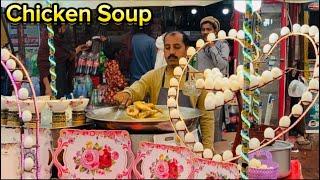 Chicken Egg Soup Recipe | Delicious Chicken Soup | Pakistani street food