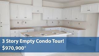 3 Story Empty Condo Tour! | San Jose, CA | $970,900 | 1,355 Sq ft | 2 Bd | 2.5 Ba