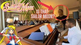 I played Sailor Moon on piano at a wedding