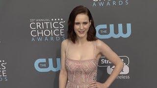 Rachel Brosnahan and Jason Ralph at The 23rd Annual Critics Choice Awards