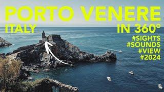 Interactive 360º Video | Harpist by Saint Peter's Church | Porto Venere, Italy | Insta360 X4 