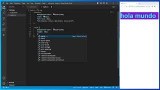 como PONER CSS en HTML en VISUAL STUDIO CODE 