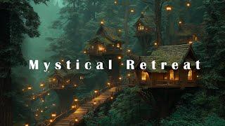 Mystical Retreat - Deep Ethereal Ambient Music With Rain - Healing Meditation Soundscape