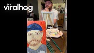 Couple Paints Priceless Portraits of Each Other || ViralHog