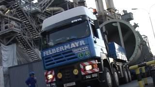 Felbermayr Transport and Installation of a 285-ton column