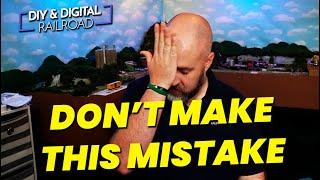 Avoid a common mistake I made when building a model railroad